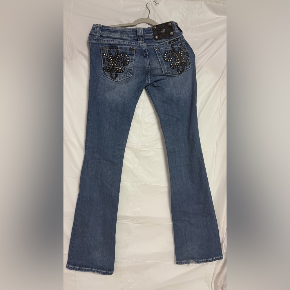 Miss Me Women's Faded Blue Boot Cut Jeans - Picture 8 of 8